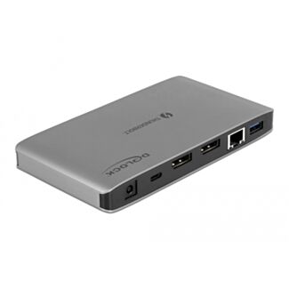 DeLOCK Thunderbolt 3 Docking Station 8K - Doppio DisplayPort / USB / LAN / SD / Audio / PD 3.0