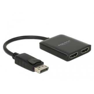 DeLOCK DisplayPort 1.4 Splitter 1 x DisplayPort to 2 x HDMI MST