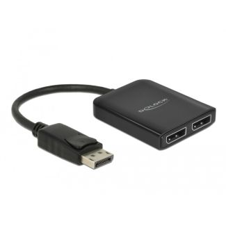 DeLOCK DisplayPort 1.4 Splitter 1 x DisplayPort to 2 x DisplayPort MST
