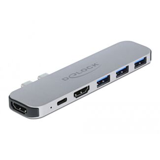 DeLOCK Docking Station per MacBook Dual HDMI 4K / PD / Hub