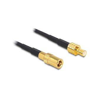 DeLOCK 88732 coaxial cable RG-174 0.5 m SMB Black