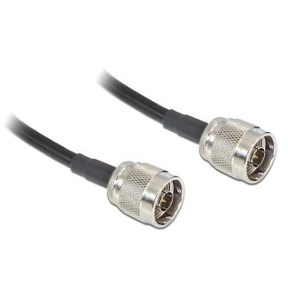 DeLOCK 88680 coaxial cable 1 m Black