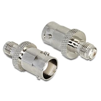 DeLOCK 88568 adattatore per inversione del genere dei cavi SMA BNC Argento