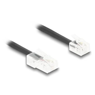 DeLOCK 88480 telephone cable 3 m Black