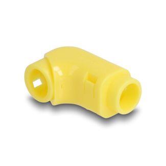 DeLOCK Cable Clips for Angling 8 pieces yellow