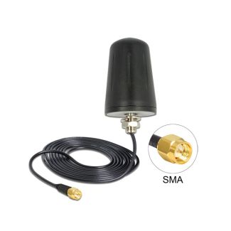 DeLOCK 89533 network antenna Omni-directional antenna SMA 0 dBi