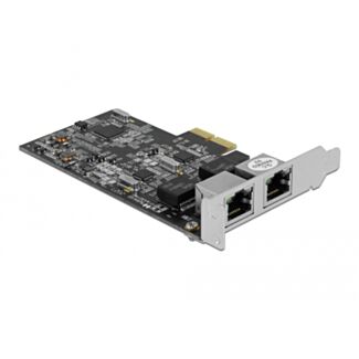 DeLOCK Scheda PCI Express x2 per 2 x 2,5 Gigabit LAN