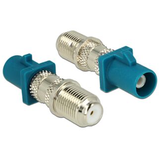 DeLOCK F/FAKRA Z Blu, Argento