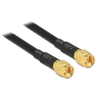 DeLOCK 88893 coaxial cable LMR195 10 m SMA Black