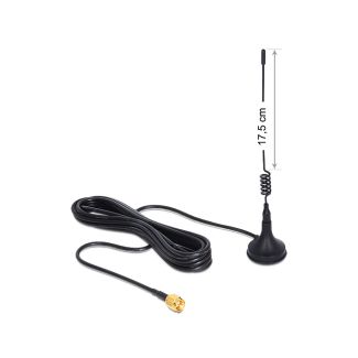 DeLOCK 88879 antenna di rete Antenna omnidirezionale RP-SMA 3 dBi