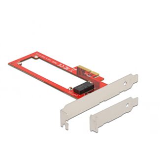 DeLOCK Scheda PCI Express x4 per 1 x slot EDSFF E1.S - Fattore di forma a basso profilo