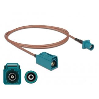 DeLOCK Antenna Cable FAKRA Z plug > FAKRA Z jack RG-316 1 m