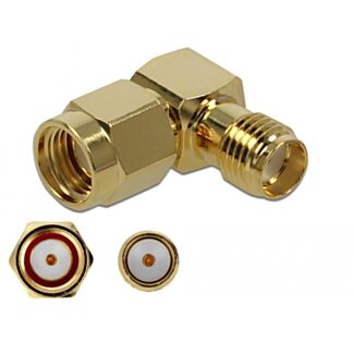 DeLOCK 89978 adattatore per inversione del genere dei cavi RP-SMA SMA Oro