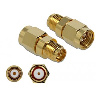 DeLOCK 89973 cavo di collegamento SMA, RP-SMA Oro