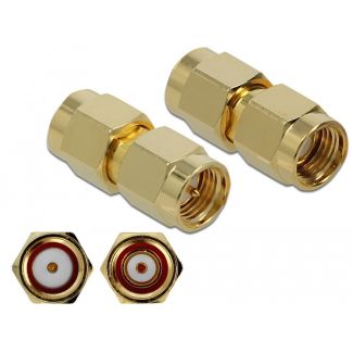DeLOCK 89971 wire connector SMA, RP-SMA Gold