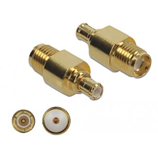 DeLOCK 89959 cavo di collegamento SMA, MCX Oro
