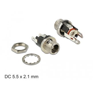 DeLOCK 89910 wire connector DC Black, Nickel