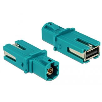DeLOCK 89896 adattatore per inversione del genere dei cavi HSD USB 2.0 Type-A Blu