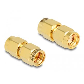 DeLOCK Adapter RP-SMA plug to RP-SMA plug