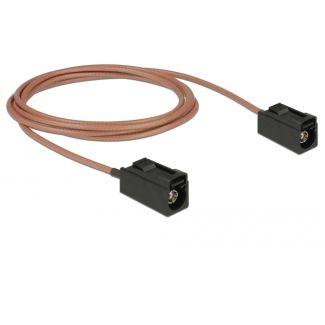 DeLOCK 89679 cavo coassiale RG-316 1,25 m FAKRA A Nero, Marrone