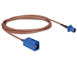 DeLOCK 89669 coaxial cable RG-316 1.8 m FAKRA C Blue, Brown
