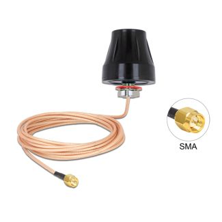 DeLOCK 89589 antenna di rete Antenna omnidirezionale SMA 2 dBi
