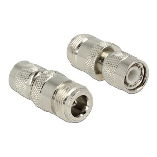 DeLOCK 89573 cable gender changer TNC N-type Silver
