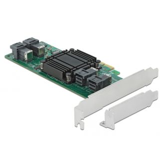 DeLOCK Scheda PCI Express x8 per 4 x interna NVMe SFF-8643 - Fattore di forma a basso profilo