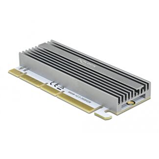 DeLOCK Scheda PCI Express x16 (x4 / x8) per 1 x NVMe Tasto M.2 M con illuminazione a LED