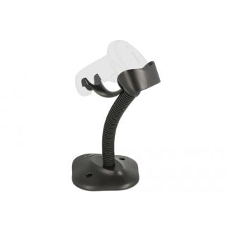 DeLOCK Base per scanner di codici a barre con supporto flessibile nero