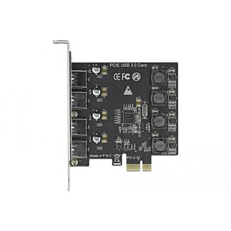 DeLOCK Scheda PCI Express x1 per 4 x USB Tipo-A femmina SuperSpeed USB (USB 3.2 Gen 1)