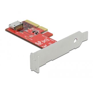 DeLOCK Scheda PCI Express x4 a 1 x OCuLink SFF-8612 interno - Fattore di forma a basso profilo