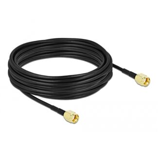 DeLOCK Cavo antenna RP-SMA maschio per RP-SMA maschio LMR/CFD100 10 m low loss