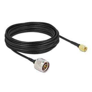 DeLOCK Cavo Antenna N maschio per SMA maschio LMR/CFD100 10 m low loss
