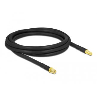 DeLOCK Antenna Cable RP-SMA plug to RP-SMA jack LMR/CFD300 2 m low loss