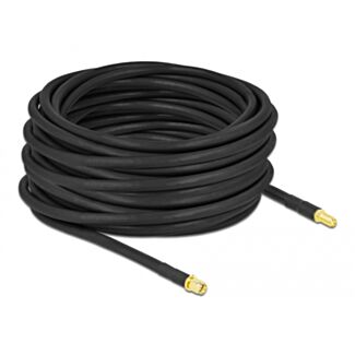 DeLOCK Cavo antenna SMA maschio per SMA femmina LMR/CFD300 15 m low loss