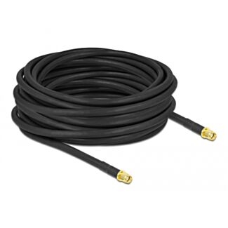 DeLOCK Cavo antenna RP-SMA maschio per RP-SMA maschio LMR/CFD300 10 m low loss