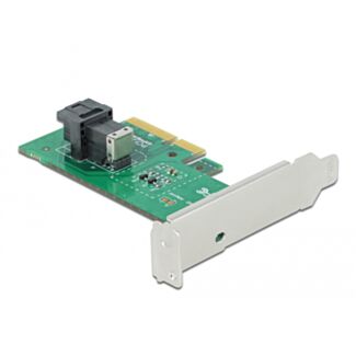 DeLOCK Scheda PCI Express x4 per 1 x interna NVMe SFF-8643 - Fattore di forma a basso profilo