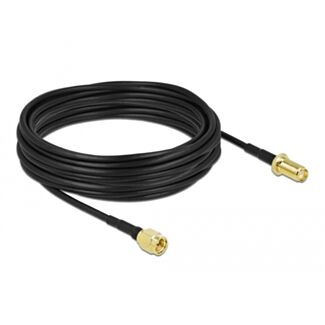 DeLOCK Cavo antenna SMA maschio per SMA femmina LMR/CFD100 10 m low loss