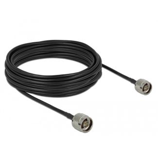 DeLOCK 90424 coaxial cable LMR195 10 m Black, Grey