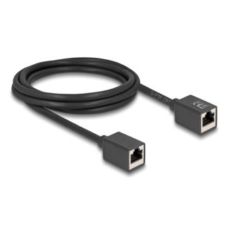 DeLOCK 90331 cavo di rete Nero 2 m Cat6a S/FTP (S-STP)