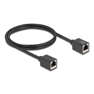 DeLOCK 90325 cavo di rete Nero 1 m Cat6a S/FTP (S-STP)