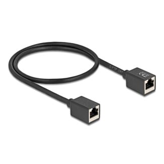 DeLOCK 90324 cavo di rete Nero 0,5 m Cat6a S/FTP (S-STP)