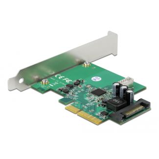 DeLOCK Scheda PCI Express x4 a 1 x interna USB 3.2 Gen 2 Chiave B 20 pin femmina