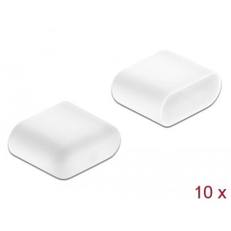 DeLOCK Dust Cover for USB Type-C male 10 pieces white