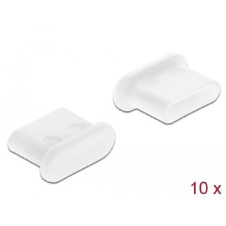 DeLOCK Dust Cover for USB Type-C female without grip 10 pieces white