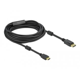 DeLOCK Active DisplayPort 1.2 to HDMI Cable 4K 60 Hz 10 m