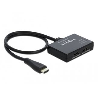 DeLOCK 87747 video splitter HDMI 2x HDMI