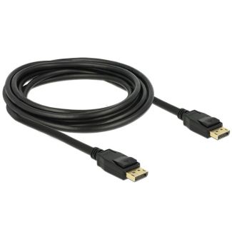 DeLOCK 3m Displayport 1.2a Black