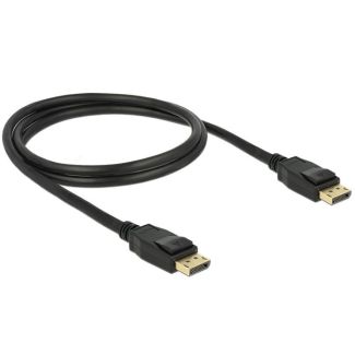 DeLOCK 1m Displayport 1.2a Black